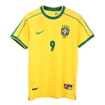 1998 World Cup Brazil Home Retro Jers...