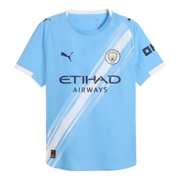 2025/26 Manchester City Home Jersey Authentic Football Shirt Kit